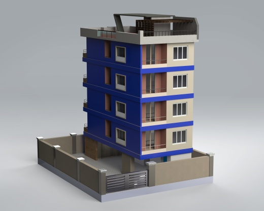 住宅建筑模型缩略图